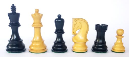 Black Zagreb '59 Chessmen. 95mm King