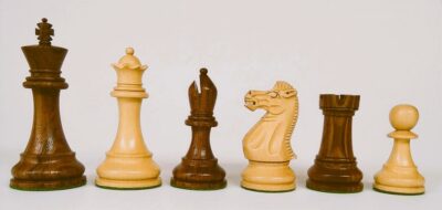 Anjan Super Classic HEAVY WEIGHTED Chessmen. 101mm King
