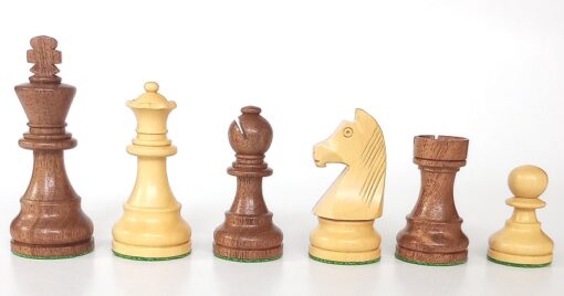 Babul Universal Chess Set with Teak Board. 89mm King - Image 5