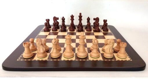 Anjan Classic Chess Set and Board in Portable Carry Case. 76mm King - Image 2