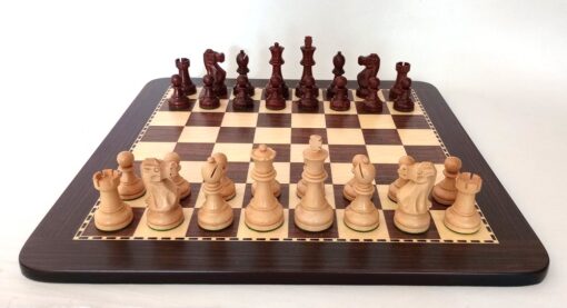 Anjan Classic Chess Set and Board in Portable Carry Case. 76mm King - Image 3