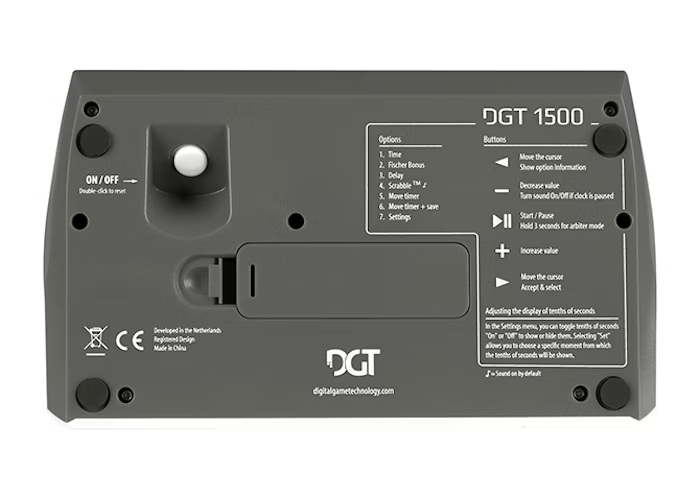 DGT 1500 Official FIDE Chess Clock - Image 5
